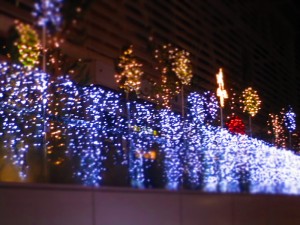 二子玉川のイルミネーション。その夜は天空でも壮大なショー(皆既月食)が始まっていました。 二子玉川のイルミネーション。その夜は天空でも壮大なショー(皆既月食)が始まっていました。