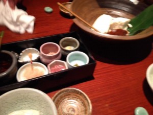 二子玉川のお豆腐屋さん、燈庵にて忘年会